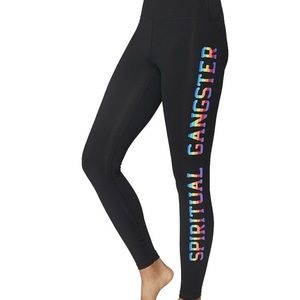 Spiritual Gangster Essential Rainbow Logo Leggings